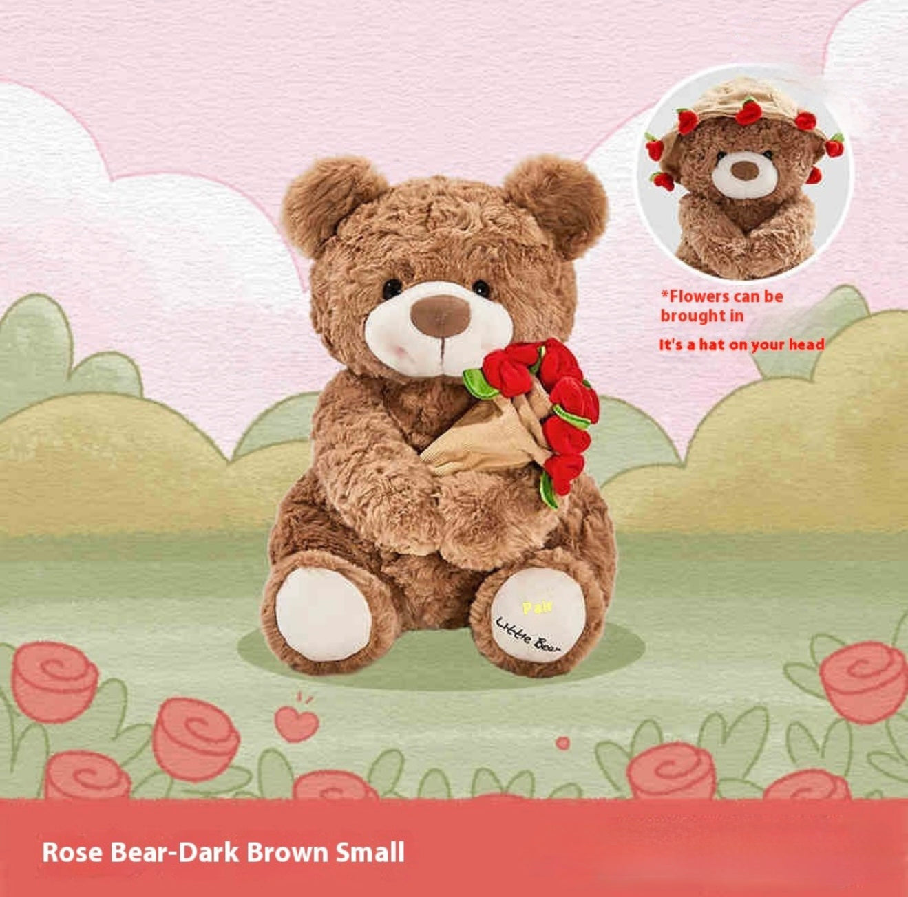 ROSE BOUQUET BEAR